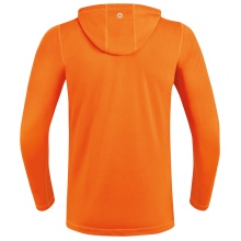 JAKO Laufjacke (Full-Zip Kapuzenjacke) Run 2.0 neonorange Herren